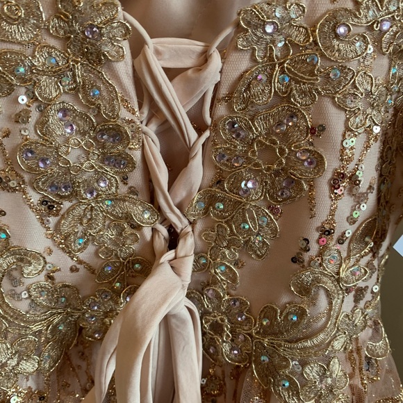 Rose gold mini dress. Size small. New with tags. - Picture 7 of 7